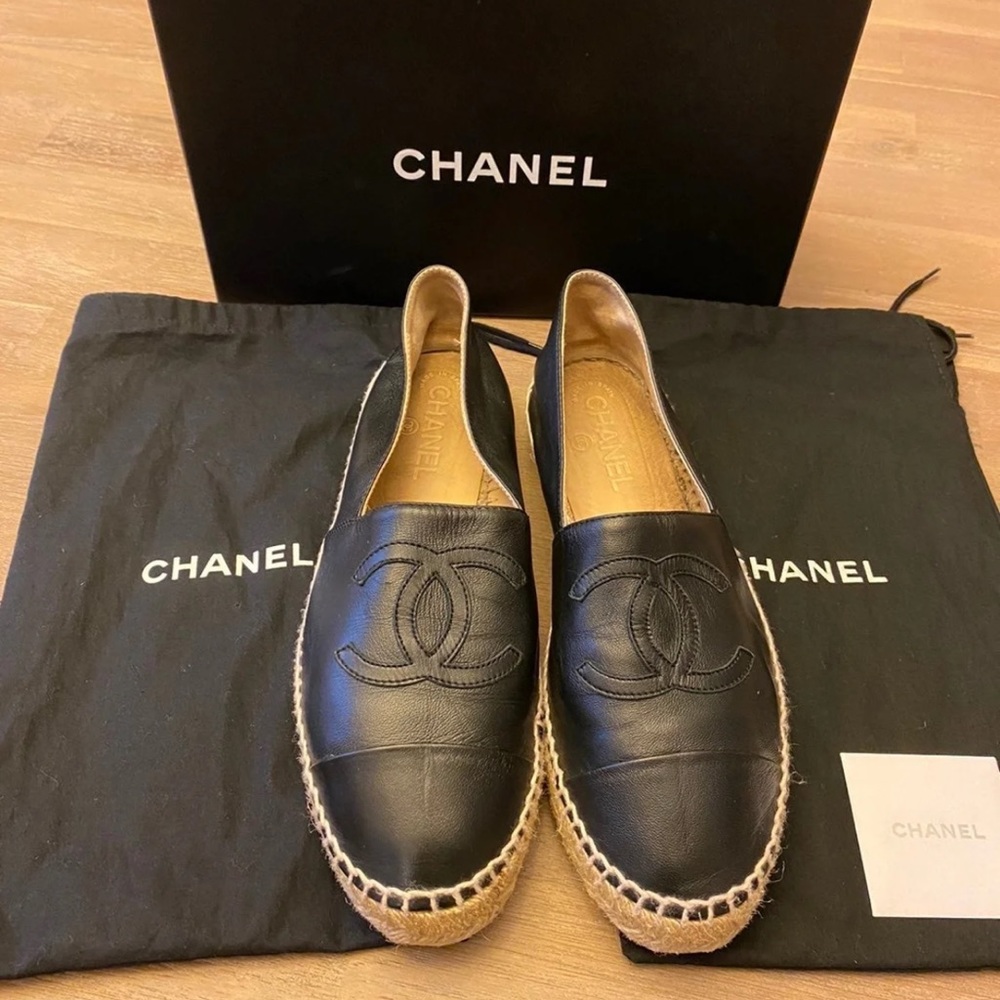 100% authentic Chanel espadrilles